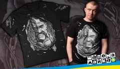 Козак-киборг рваная черная